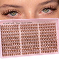 Brown Lash Clusters 10-16mm 300Pcs Natural Wispy Eyelash Extensions