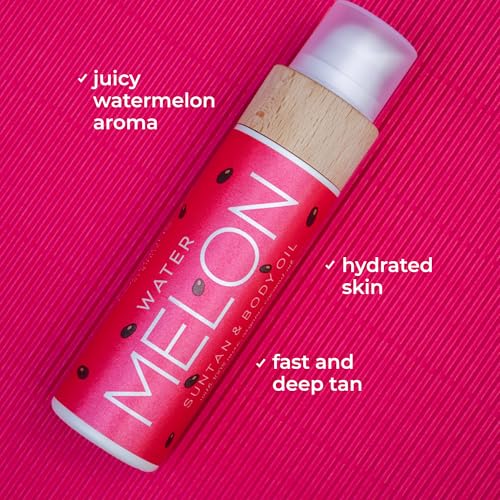 COCOSOLIS WATERMELON Tanning Bed Lotion - Organic Tanning Lotion - Deep fast, Intensive Tan - Tanning Bed Lotion Accelerator for Indoor & Outdoor Tanning Beds