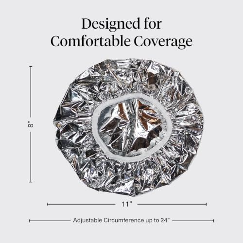 Kitsch Reusable Aluminum Foil Heat Cap for Deep Conditioning & Hair Treatment
