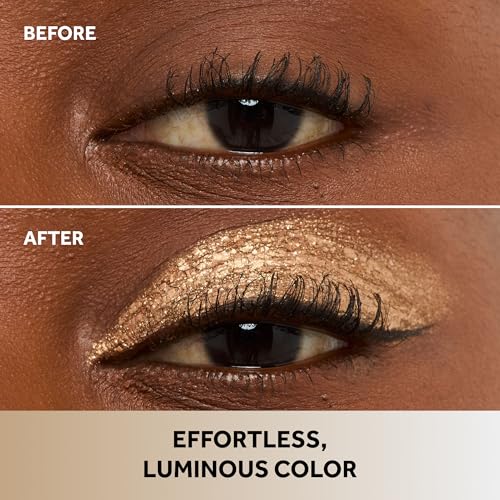 No7 Pro Artist Gilded Glimmer Cream Eyeshadow Candlelight 3.4g - High-Impact, Buildable Shine