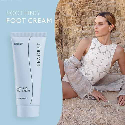 SEACRET Foot Cream - Enriched with Tea Tree Oil, Shea Butter, Cocoa Butter, Olive Oil, and Dead Sea Minerals
