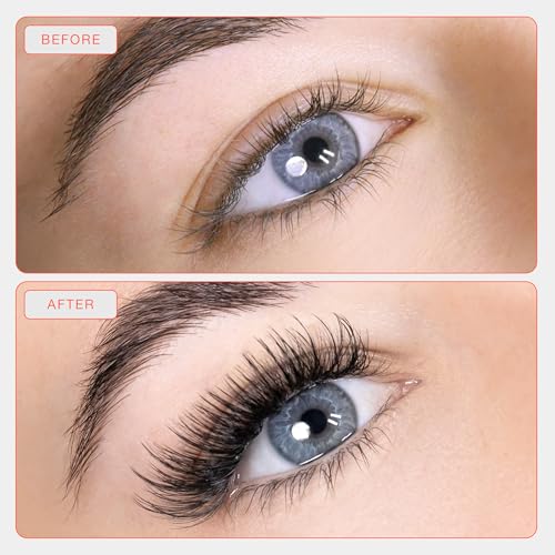 Curacoro LashFolio Triple Spike Promade Fans, Handmade Volume Eyelashes, 5D To 10D, C CC D Curl, 0.03~0.07 mm, 8-13mm Mix Length, Professional Long-Lasting Promade Lash Fans (5D-0.07 D 8mm-13mm)