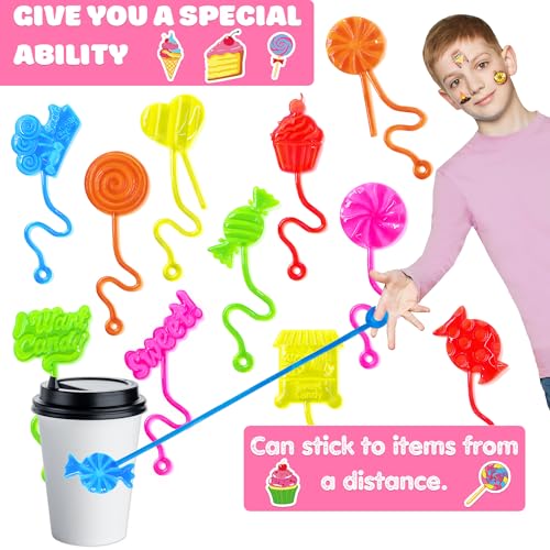 48 Pcs Sticky Hands & Temporary Tattoos Party Favors