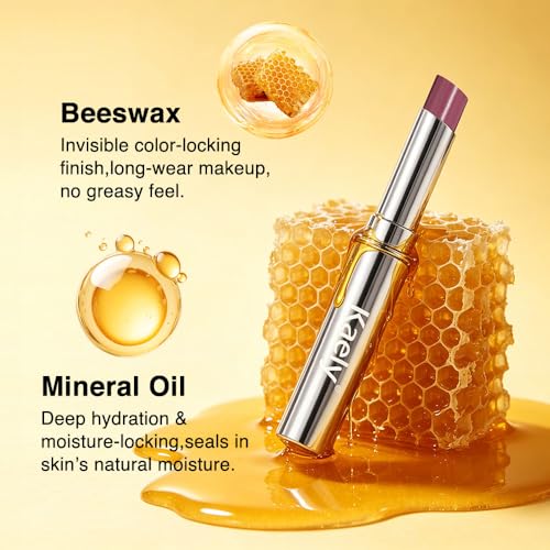 Mauve Honey Tinted Lip Balm - Moisturizing Shine for Mature Lips