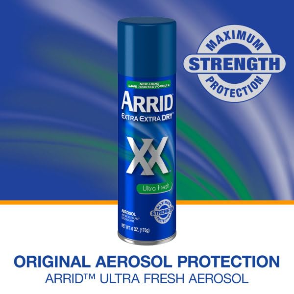 Ultra Clear Anti-Perspirant Deodorant Spray - Maximum Strength, 6 oz (4-Pack)
