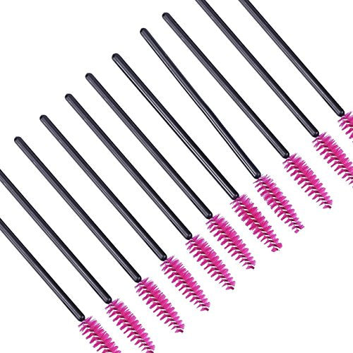 Disposable Eyelash Brush Wands 200 Pack for Lash & Brow Extensions, Mascara, Makeup