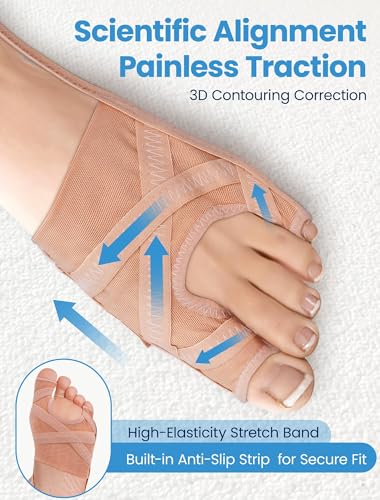 Bunion Corrector for Men and Women - Adjustable Toe Straightener