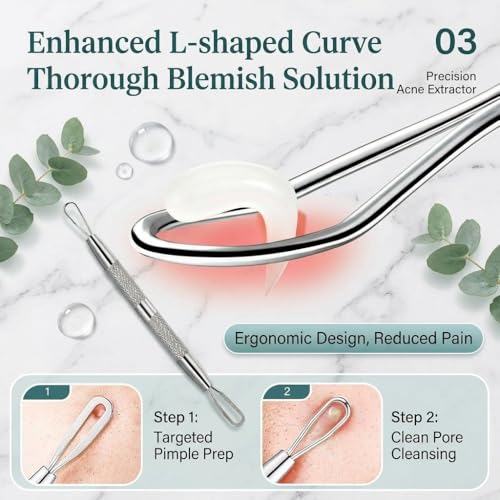 57-Piece Pimple Popper Tool Kit - Blackhead & Acne Remover Set