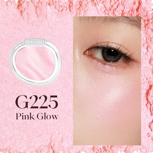 Joocyee AURA Glazed Blush Highlighter - Pink Glow Dewy Finish