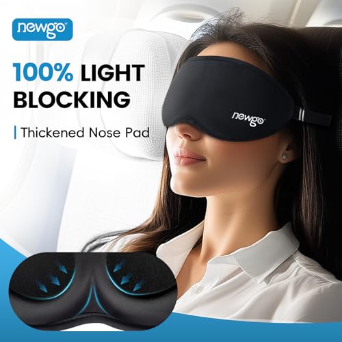 NEWGO 3D Cooling Gel Eye Mask for Sleep & Migraine Relief