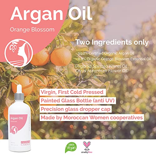 Fatima's Garden Argan & Orange Blossom Oil - Moisturizing Oil, 50ml