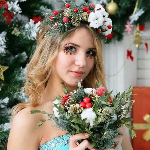 Christmas Eye Shadow Stickers - 12 Pairs Festive Temporary Tattoos