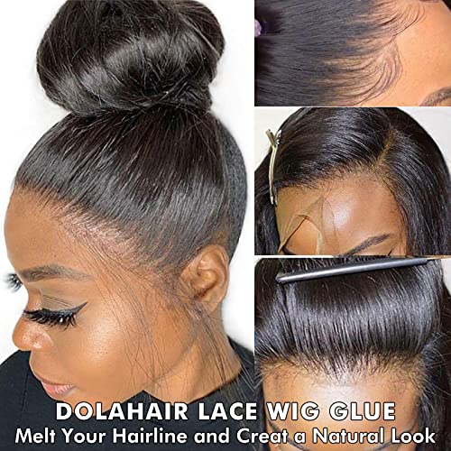 Dolahair Lace Wig Glue Kit Lace Front Glue Kit for Wigs Waterproof Wig Glue Strong Hold Wig Glue Kit Wig Install Kit Wig Installation Kit Lace Front Kit Hair Replacement Adhesive Invisible Bonding