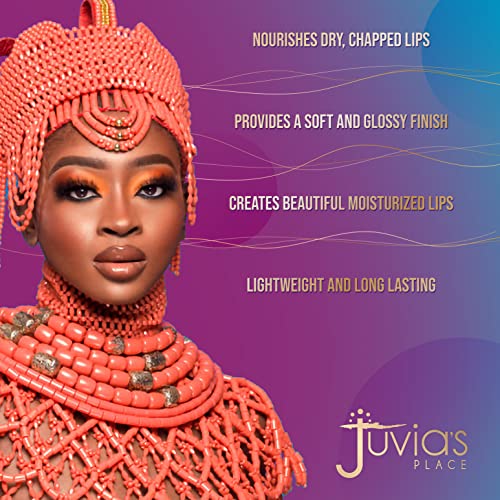 Juvia's Place The Nubian Nourishing Lip Balm | Peppermint ? Moisturizing Lip Chap, Long-Lasting Hydration with Baobab, Manketti, Sunflower and Jojoba Oils, Vegan & Cruelty-Free - 0.6oz