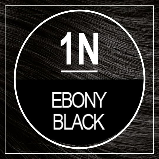 Naturtint Permanent Hair Color 1N Ebony Black (Pack of 1), Ammonia Free, Vegan, Cruelty Free, up to 100% Gray Coverage, Long Lasting Results