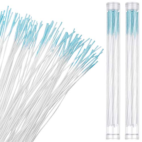 Earring Hole Cleaner Floss - Rose Scented Blue 180 pcs for Ear Piercing Care