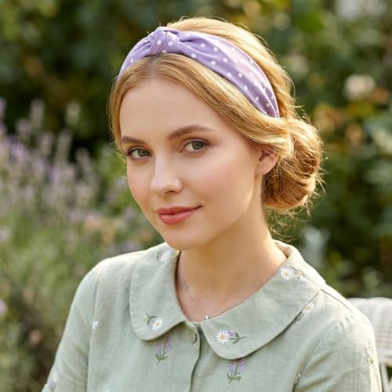 15-Piece Wide Knotted Headbands for Women - Colorful Non-Slip