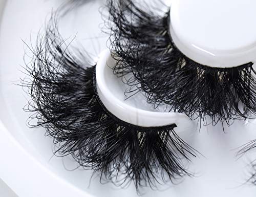 25mm Mink False Eyelashes - 3 Pairs Dramatic Volume Lashes
