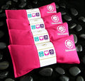 Lavender Eye Pillows Set of 4 | Hot Cold Therapy, Made in USA