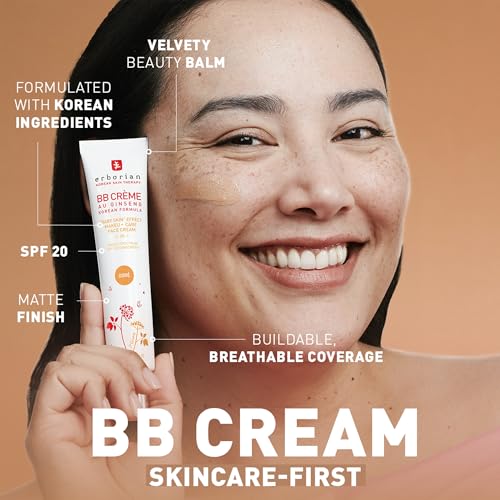 Erborian BB Cream Clair SPF 20 - Korean Ginseng Makeup & Moisturizer