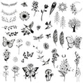 One Grace Temporary Tattoos - Waterproof Nature Designs