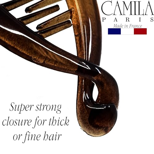 Camila Paris CP2 French Banana Clip for Thick Hair, 5.5" Large