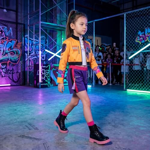 Girls Cosplay Costume Top and Pants Set