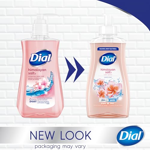 Dial Liquid Hand Soap, Himalayan Salt, 7.5 fl oz (Pack of 4)