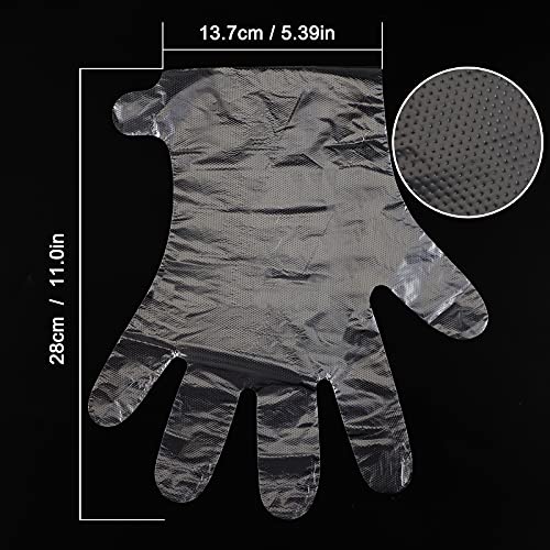 Paraffin Wax Bath Liners for Hands - 100 Count Disposable Plastic Spa Gloves