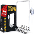 Luxo Fogless Shower Mirror with Removable Razor Holder