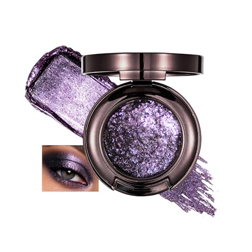 Holographic Duochrome Eyeshadow - Purple to Black Multichrome Shift