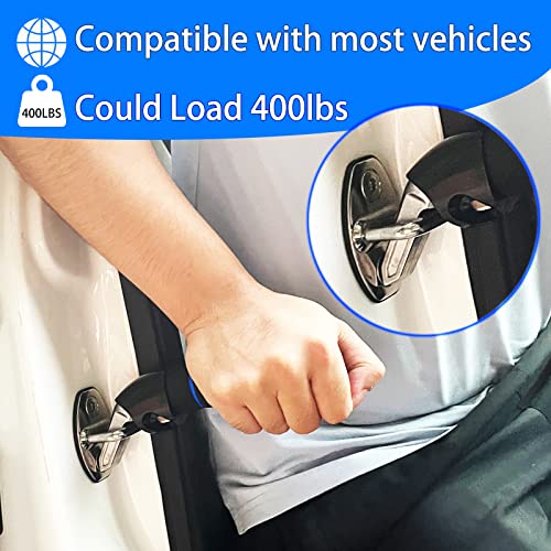 KOUNATSURI 2Pack Car Door Handle for Elderly Car Handle Assist Support Handle Multifunction Handle Car Door Latch Handle for Seniors and Handicapped