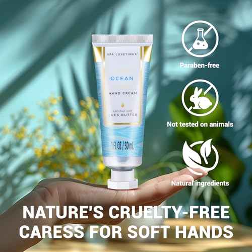 spa luxetique Hand Cream Set Gifts for Women Travel Size Hand Lotion for Dry Skin Care Scented Hand Lotion Gift Sets for Women Ideal Gifts for Her Birthday Sets for Women 6 x 1.0 oz/30ml