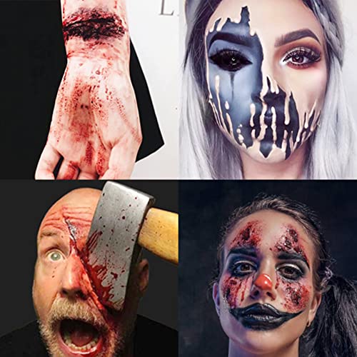 Liquid Latex SFX Makeup Kit with Fake Blood & Sponges
