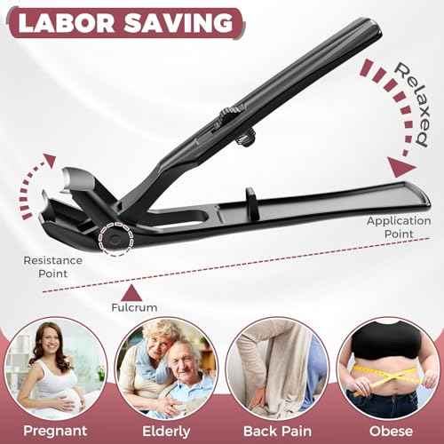 Toenail Clippers for Thick Toenails for Seniors, Large Angled Toe Nail Clippers for Men Thick Nails with Wide Jaw Opening, Heavy Duty No Splash Nail Clippers with Catcher Gifts for Men & Women