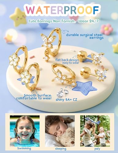 Hypoallergenic Surgical Steel Earrings for Sensitive Ears