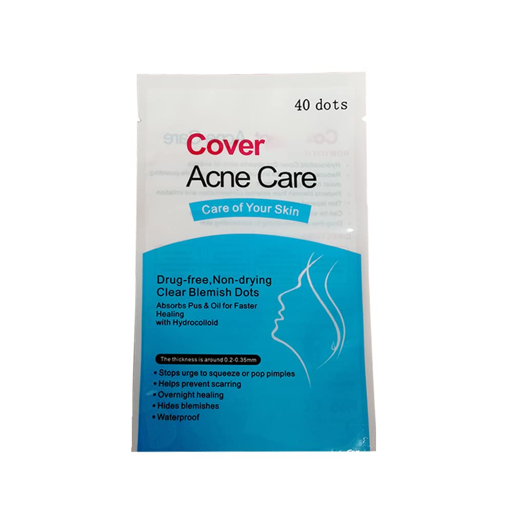 AGRCARE Hydrocolloid Acne Pimple Patch for Face, Zit Patch, Acne Dots, Clear Acne Stickers