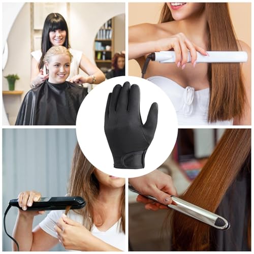 Hair Styling Heat Gloves for Curling Iron & Flat Iron