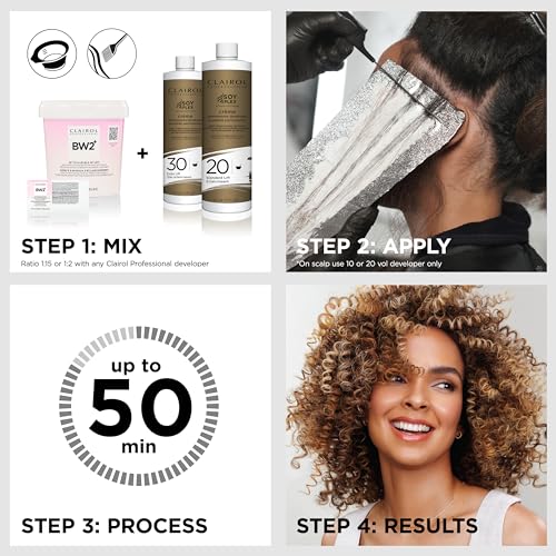 Clairol Professional BW2+ Extra Strength Powder Lightener 8oz - Fast Hair Lightening