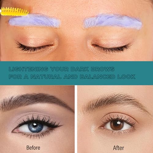 Eyebrow Bleaching Kit - Lighten & Natural Brow Color - 5 Applications
