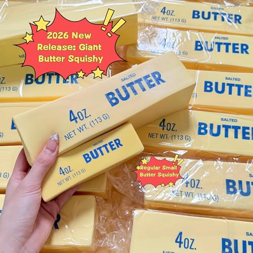 9.5 Inch Giant Butter Squishy Toy - Slow Rising Stress Relief