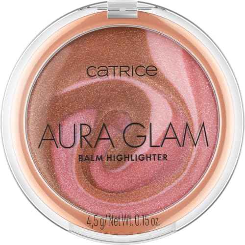 Catrice Aura Glam Highlighter Balm | Creamy, Lightweight Luminizer for Builadble Radiance | Rosy Pink & Warm Bronze | Vegan & Cruelty Free