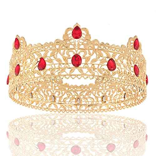 Men's Crowns Metal Adult Men Birthday Prom Homecoming Party Crown King Crown For Festival Wedding Baby Shower