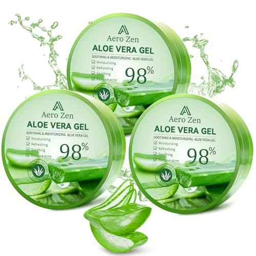 3-Pack Pure Aloe Vera Gel for Face & Body, 98% Pure Aloe Vera Gel for Skin, Scalp, & Hair, Soothing Aloe Face Moisturizer, Multipurpose Skin Care£¨30oz£©