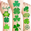 86 PCS Lucky Shamrock Temporary Tattoos - Saint Patrick's Day Party Favors