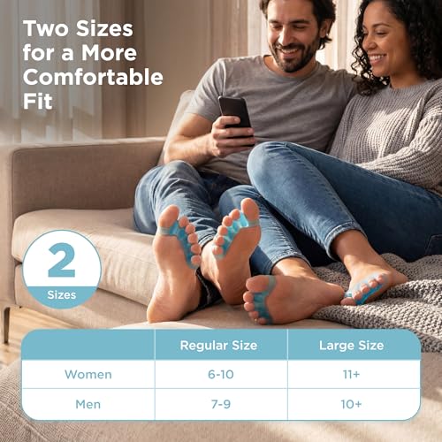 Toe Separators for Men & Women - Gel Foot Spacers