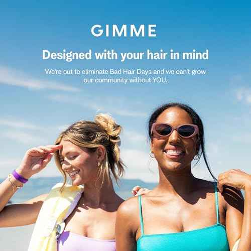 Gimme Beauty Medium Hair Trend Alert Twists & Buns - Break-Resistant, Recycled Plastic Clip - Non-Slip, Firm Hold Clip for All Hair Types - Trendy Wave Design - Black/Blue