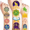 120 PCS Eid Mubarak Temporary Tattoos for Kids Party Favors