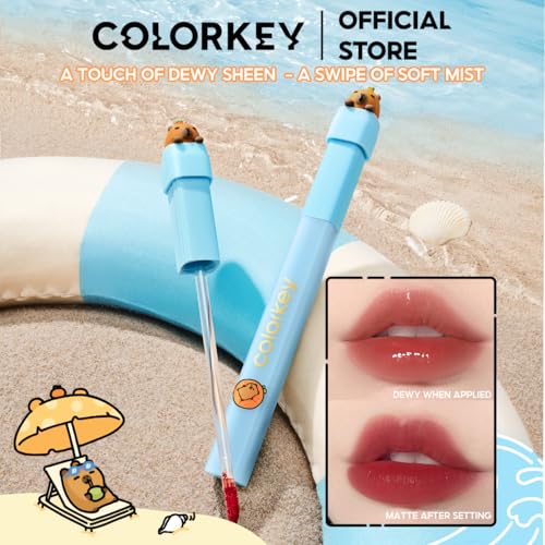 COLORKEY Capybara Soft Matte Lip Tint - Waterproof, Long-Lasting