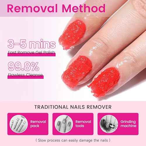Gel Nail Polish Remover,Professional(1-pack), 15ml/0.5 fl oz, Liquid Formula, Paraben-free, For Natural and Long-lasting Gel Polish Removal for Nail.